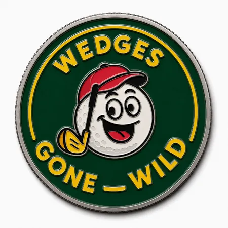 Hard Enamel Golf Ball Markers - Custom Stickers Now