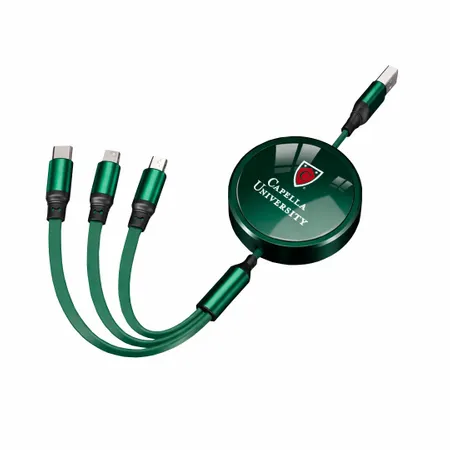 Soft Silicone 3-in-1 Charging Cables - Custom Stickers Now