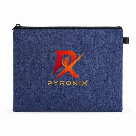 Fabric Zippered Document Bags - Custom Stickers Now