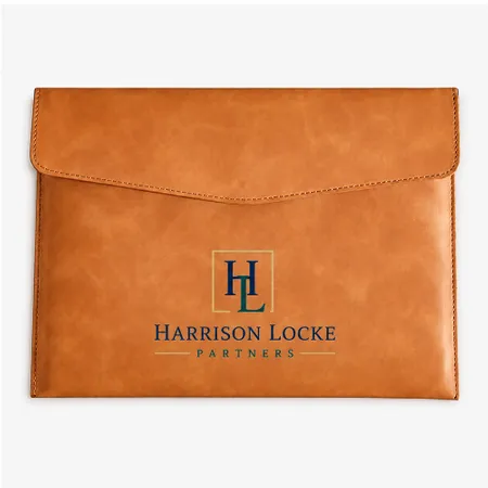 Sealed Leather Document Holders - Custom Stickers Now