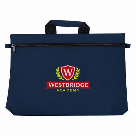 Polyester Zippered Document Bags - Custom Stickers Now