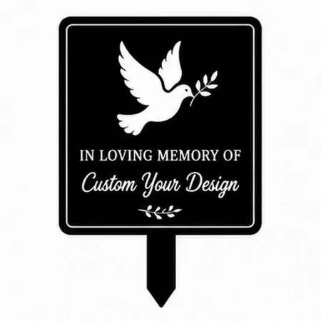 Community Memorial Stakes - Custom Stickers Now