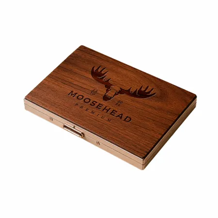 Metal Framed Wooden Cigarette Cases - Custom Stickers Now