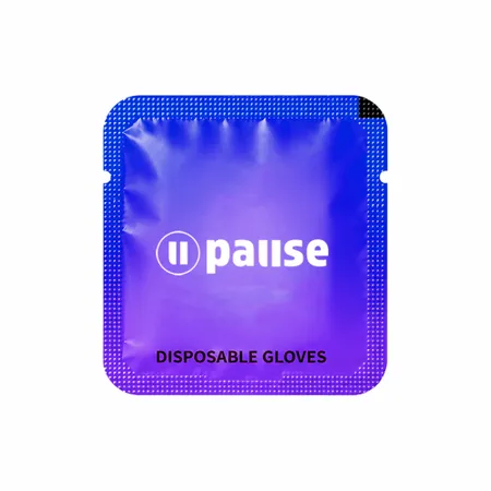 PE Disposable Glove Packs - Gloss Packaging - Custom Stickers Now