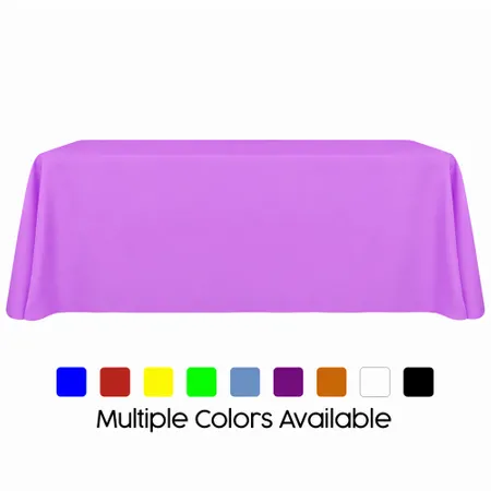 Blank Rectangle Table Throw Cover - Custom Stickers Now