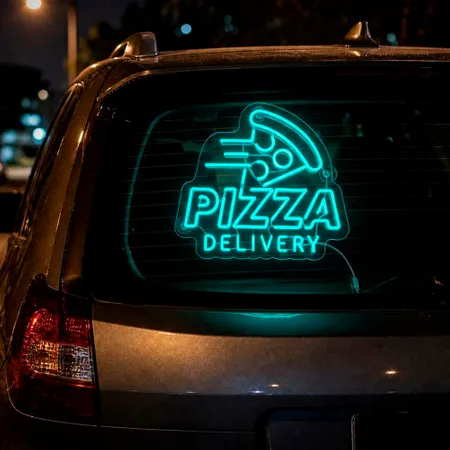 Illuminated Vehicle Signs - Custom Stickers Now