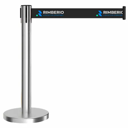 Retractable Belt Stanchions - Custom Stickers Now