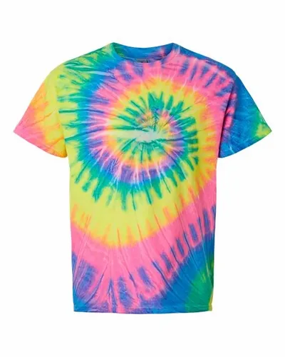 Fluorescent Rainbow Swirl