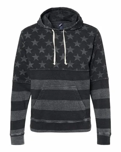 Black Stars & Stripes Triblend