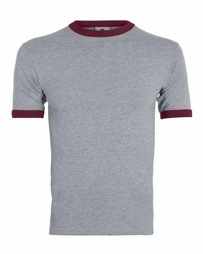 Athletic Heather/ Maroon