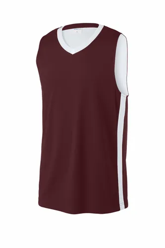 Maroon/ White