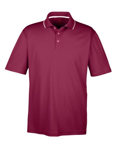 Maroon/ White