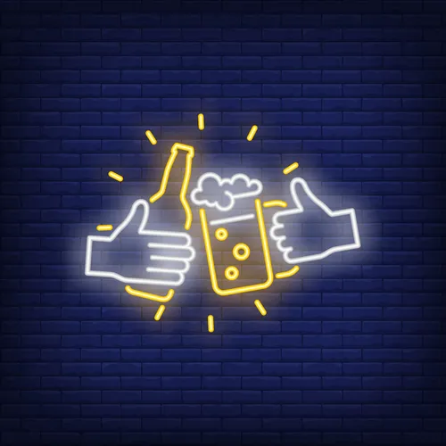 Octoberfest Neon Sign - Custom Stickers Now