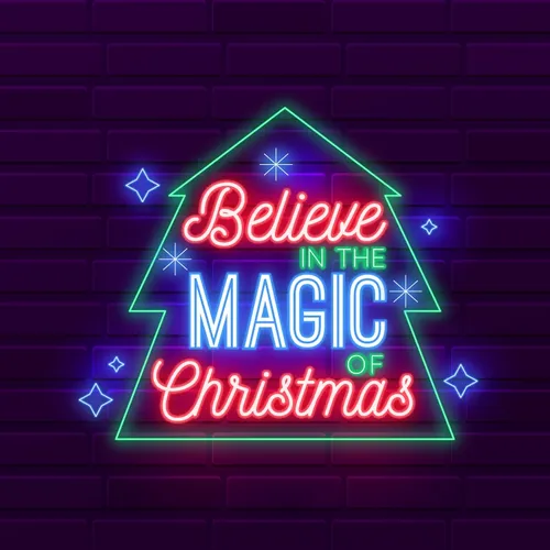 Believe in the Magic of Christmas - Custom Stickers Now