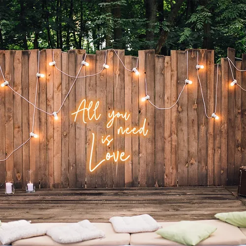 All You Need is Love Neon Sign - Custom Stickers Now