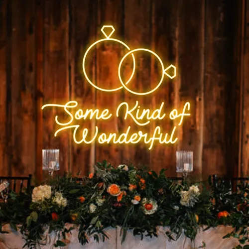 Some Kind Of Wonderful Neon Sign - Custom Stickers Now