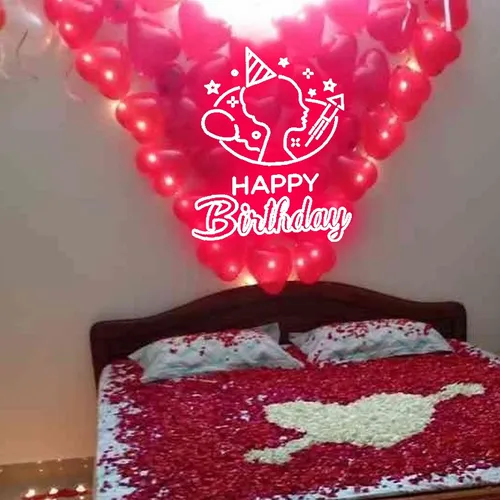 Cute Birthday Art Neon Sign - Custom Stickers Now
