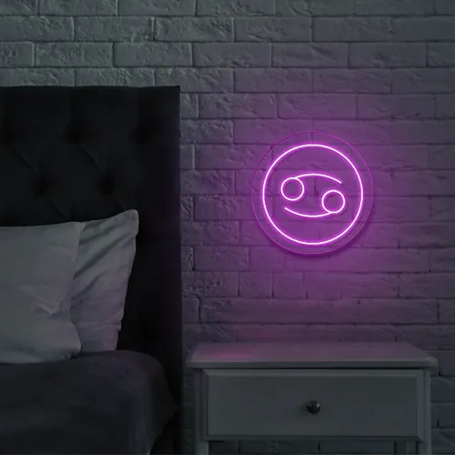 Cancer Neon Sign - Custom Stickers Now