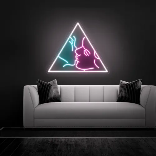 AESTHETE Neon Sign - Custom Stickers Now