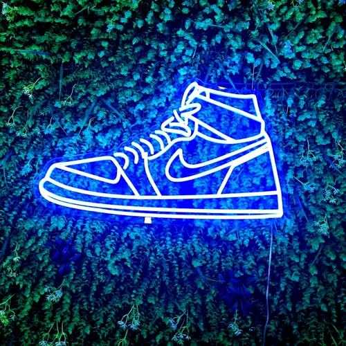 Sneaker Neon Sign - Custom Stickers Now
