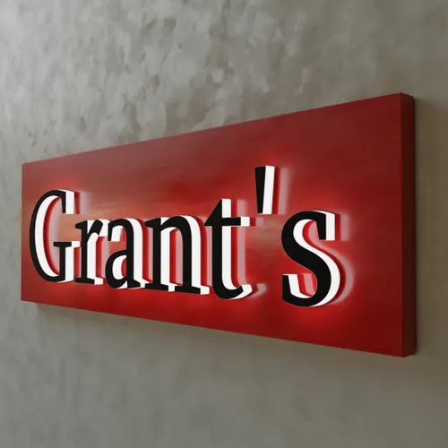 Sidelit Sign - Custom Stickers Now