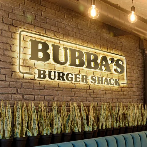 Back Lit Sign - Custom Stickers Now