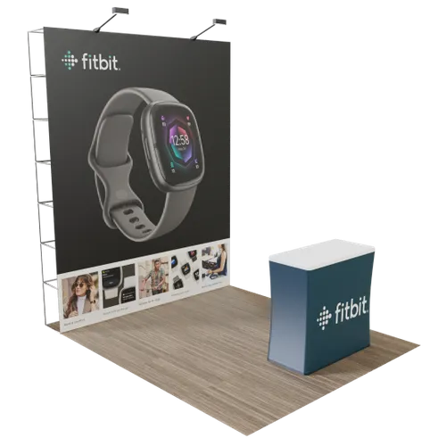 Custom Pop Up Trade Show Display 8' x 8' (ft) - Custom Stickers Now