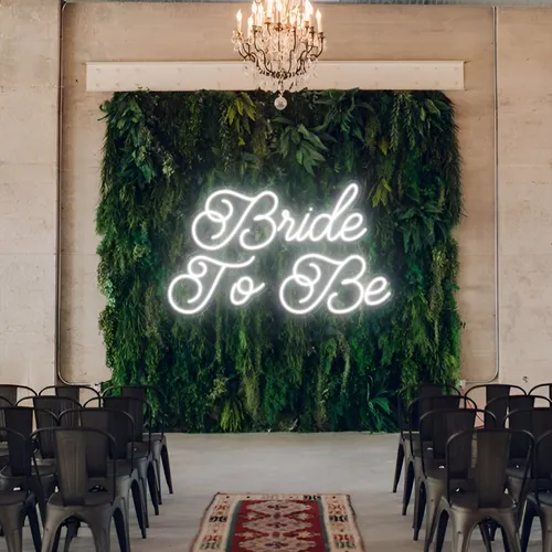Bride To Be LED Neon Sign - Custom Stickers Now