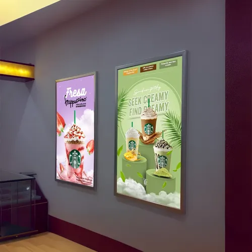 Aluminum Photo Frame Slim light Box - Custom Stickers Now