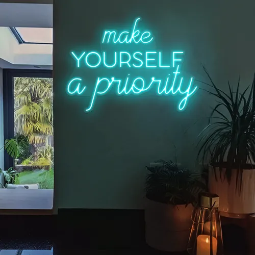 Quotes Neon Sign - Custom Stickers Now