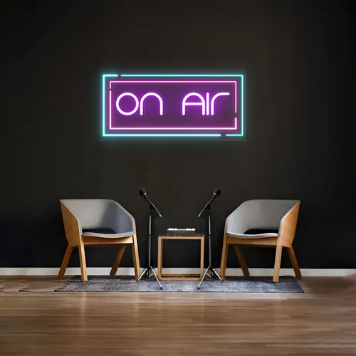 Cool On Air Neon Sign - Custom Stickers Now
