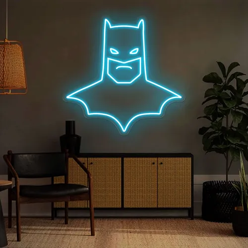 Batman Neon Sign - Custom Stickers Now