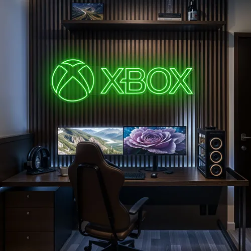 Xbox Neon Sign - Custom Stickers Now