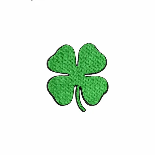 Lucky Four Leaf Clover Patch - Custom Stickers Now