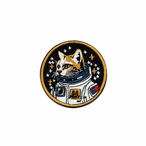 Space Cat Patch - Custom Stickers Now