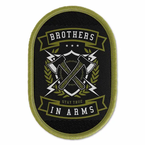 Brothers In Arms Military Patch - Custom Stickers Now