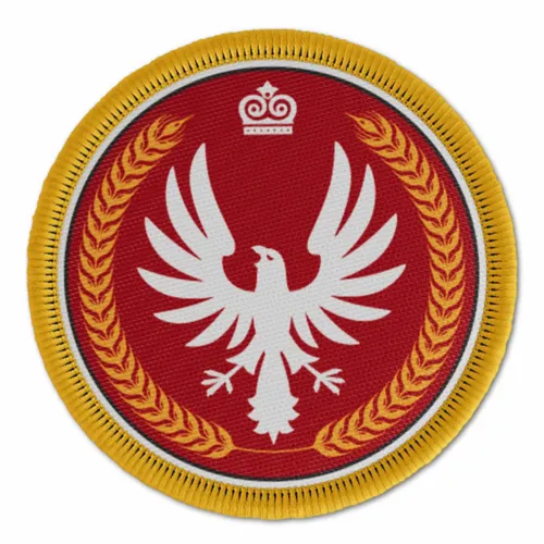 Yello and Red Bird Military Patch - Custom Stickers Now