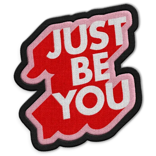 Just Be You Hat Patch - Custom Stickers Now