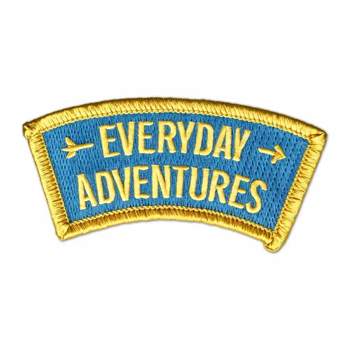 Everyday Adventures Iron On Patch - Custom Stickers Now