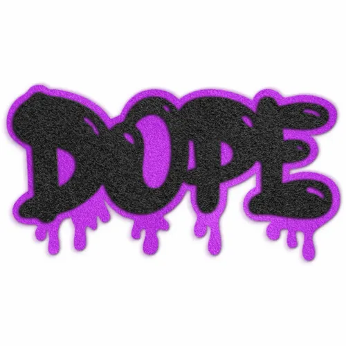 Dope Letterman Jacket Patch - Custom Stickers Now