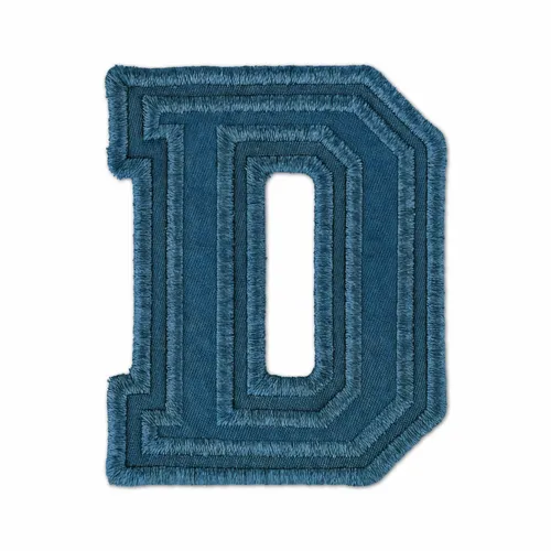 D Letterman Jacket Patch - Custom Stickers Now