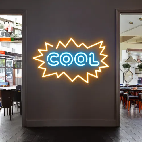 Amazingly Cool Neon Sign - Custom Stickers Now