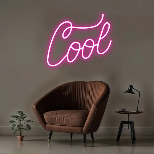 Breeze Cool Neon Sign - Custom Stickers Now