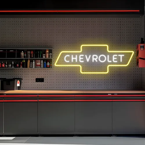Chevy Neon Signs - Custom Stickers Now