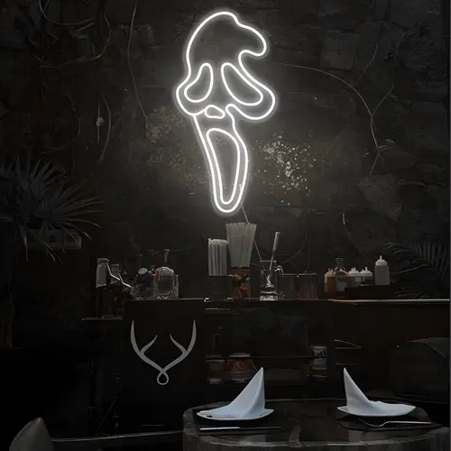 Valak Neon Sign - Custom Stickers Now