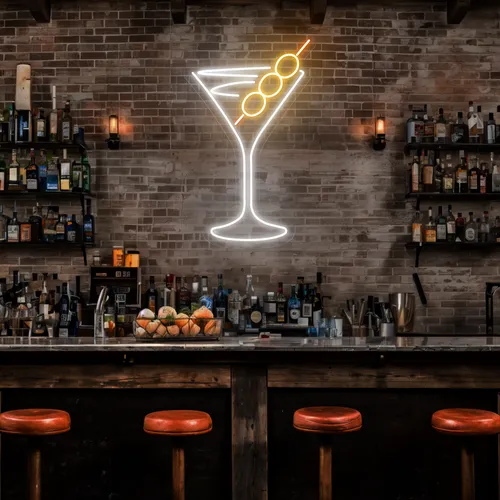 Vibe Glass Neon Signs - Custom Stickers Now