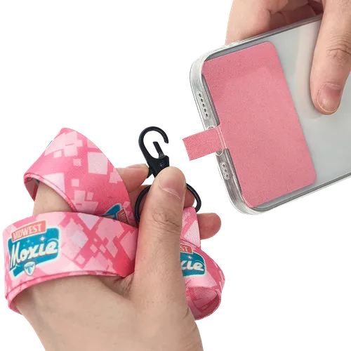 Lanyard & Blank Insert Phone Wallet - Custom Stickers Now