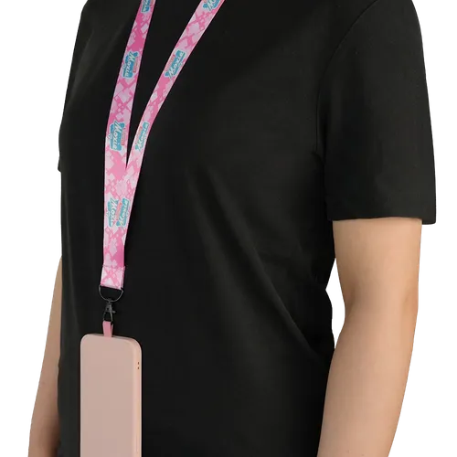 Lanyard & Blank Insert Phone Wallet - Custom Stickers Now