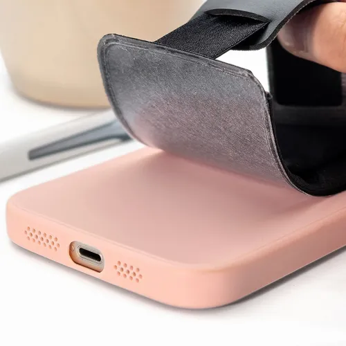 Leather Phone Wallet with Hand Grip - Custom Stickers Now