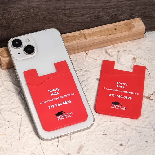 Silicone Phone Wallet Card Holder - Custom Stickers Now